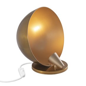 Abajur Tokio - Ouro Fosco C27xl19xh60cm - Led7w - 2700k - 700lm