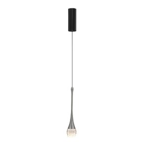 Pendente Mini Aimee Zr037-Sbk Preto Fosco + Tr Ø5xA27cm Led 2W Bivolt