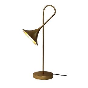 Abajur Tokio - Ouro Fosco C27xl19xh60cm - Led7w - 2700k - 700lm