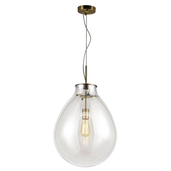 Pendente Amora Ø40xa54cm 1xe27 Transparente Starlux