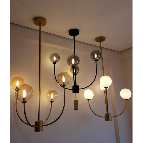 ルベライト Pendente Amora Ø40xa54cm 1xe27 Transparente Starlux