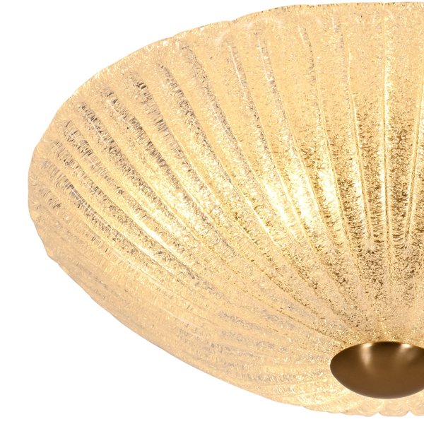 Plafon Sindora 40cm 6xG9 Vidro com Cristal Bronze – DCX04064